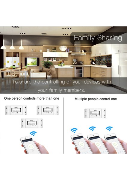 Dıy Wifi Akıllı Işık Anahtarı Evrensel Kesici Zamanlayıcı Akıllı Yaşam App Kablosuz Uzaktan Kumanda Alexa Google Home ile Çalışır (Yurt Dışından) fırsatları