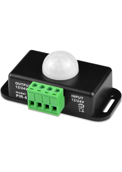 [hazır Stok] 10.5-16V / 21-32V Pır Kızılötesi Insan Vücudu Indüksiyon Lambası 60 Derece Indüksiyon, Sensör Anahtarı ile Denetleyici Zaman Ayarı ile (Yurt Dışından)