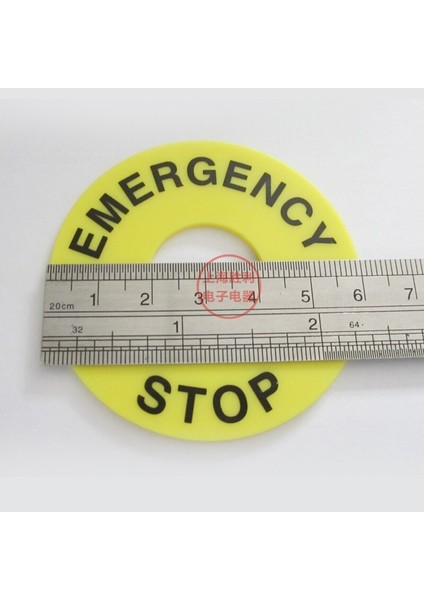 P93 20 Adet/grup 22MM Dış Çap 60MM Basmalı Düğme Anahtarı Paneli Etiket Çerçevesi, Acil Durdurma Anahtarı Plastik Tabela (Yurt Dışından) modelleri