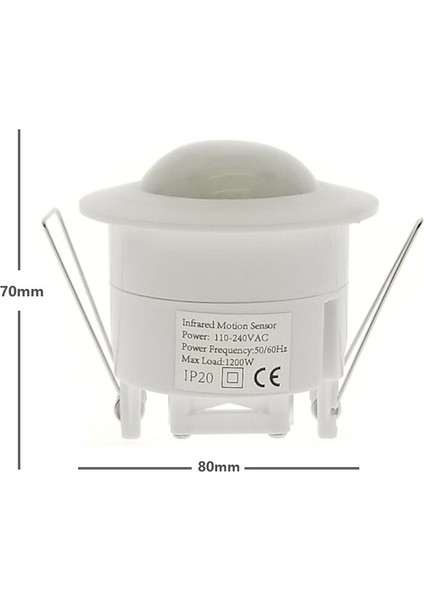 Kızılötesi Gövde Otomatik Açık/kapalı Gündüz/gece Modları 360 Derece 110-240V Ac Tavan Ampul Lamba Anahtarı Pır Hareket Sensörü (Yurt Dışından) indirimleri