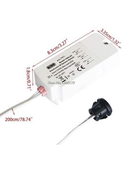 Yenı LED Dc 12 V Ir Sensör Anahtarı 40 W Kızılötesi Işık Anahtarı LED Lambalar LED Şeritler Hareket Sensörü El Dalga 5 cm Whosale Dropship (Yurt Dışından) indirimleri