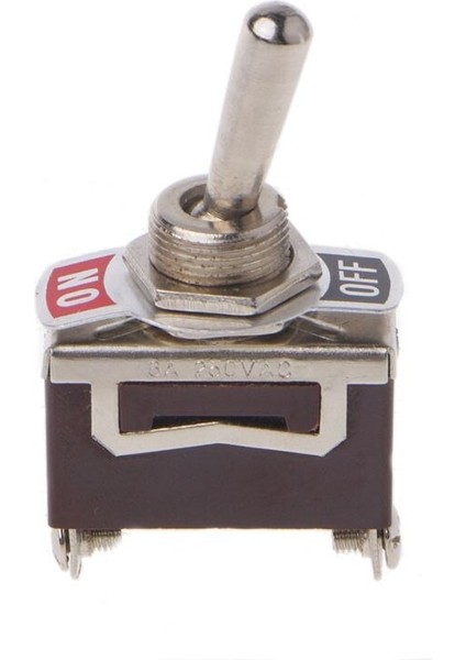 Ağır Hizmet Spst 2pin 2 Terminal 10A Ac 250V Açık/kapalı Basmalı Geçiş Anahtarı E-TEN1021 (Yurt Dışından)