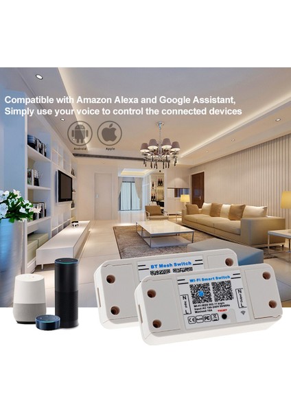 Bluetooth Wifi Abs Oturma Odası LED Işık Kontrolörü Ev Gereçleri App Uzaktan Akıllı Anahtar Uygun Açma Kapama Evrensel Zamanlama (Yurt Dışından) indirimleri