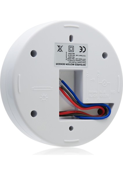 Yüksek Hassasiyetli Ayarlanabilir 360 Derece Tavan Pır Hareket Sensörü 3 Dedektörlü 110V 220V LED Işık Anahtarı (Yurt Dışından) fırsatları