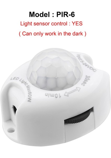Hareket Sensörü Işık Anahtarı 5V 12V 24V Pır Hareket Sensörü Hareketi Aktif LED Şerit Için Satılan Ücretsiz Kaynak Aksesuarları (Yurt Dışından)
