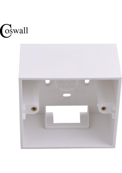 Coswall 42MM Derinleştirmek Kalınlaştırmak Harici Montaj Kutusu 86MM * 86MM * 45MM Duvar Anahtarları ve Prizler Için Duvar Sur Dışı Için Geçerlidir (Yurt Dışından) modelleri