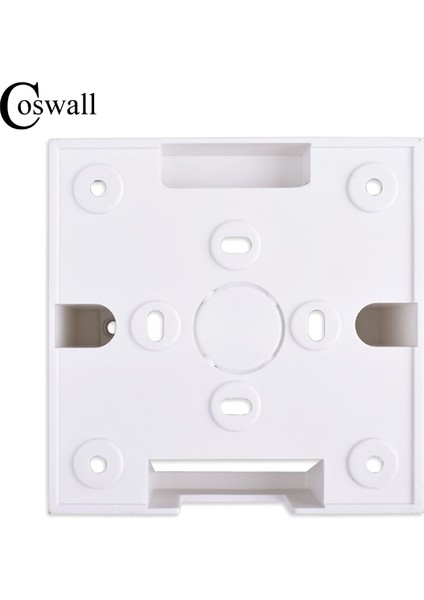 Coswall 42MM Derinleştirmek Kalınlaştırmak Harici Montaj Kutusu 86MM * 86MM * 45MM Duvar Anahtarları ve Prizler Için Duvar Sur Dışı Için Geçerlidir (Yurt Dışından) indirimleri