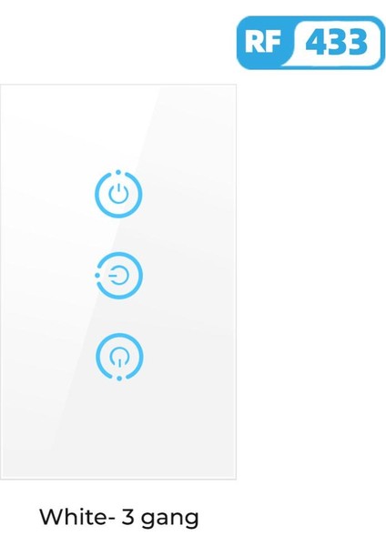 Tuya 16A Wifi + RF433 Mhz Akıllı Anahtar Dört Kontrol Yöntemi Kablosuz Akıllı Anahtarlar App Uzaktan Kumanda Ses Kontrolü Tuya Alexa Google Home ile Çalışın (Yurt Dışından)