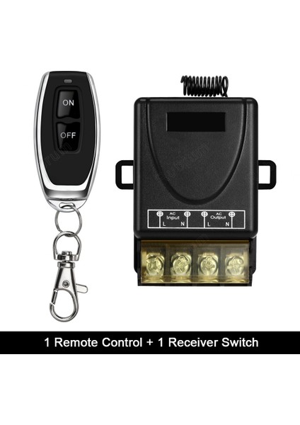 Rubrum 433 Mhz Kablosuz Rf Uzaktan Kumanda Anahtarı 220 V Ac 30A Röle Yüksek Güç Yük Alıcısı Açık Kapalı Su Pompası Anahtarı (Yurt Dışından)