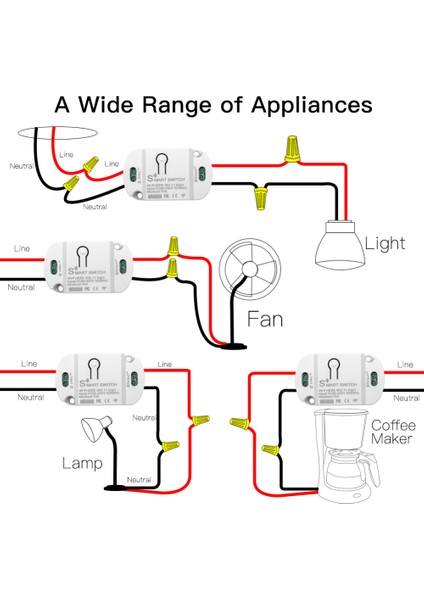 1 Adet 10A Wifi Akıllı Anahtar Zamanlayıcı Kablosuz Anahtarları Akıllı Ev Otomasyonu Tuya Alexa Google Home ile Uyumlu (Yurt Dışından) modelleri