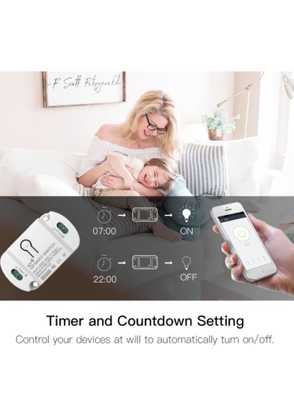 1 Adet 10A Wifi Akıllı Anahtar Zamanlayıcı Kablosuz Anahtarları Akıllı Ev Otomasyonu Tuya Alexa Google Home ile Uyumlu (Yurt Dışından) fırsatları