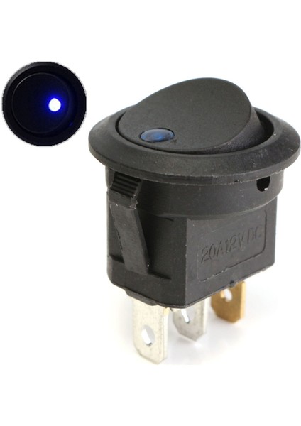 Adet Nokta 12 V Dc Rocker Dot Tekne LED Işık Geçiş Anahtarı Açık/kapalı Popüler (Yurt Dışından)