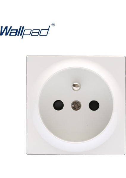 Wallpad Lüks Ab Fransız Soketi Elektrik Çıkışı Fonksiyon Tuşu Duvar Için Beyaz ve Siyah Plastik Modül Sadece (Yurt Dışından)