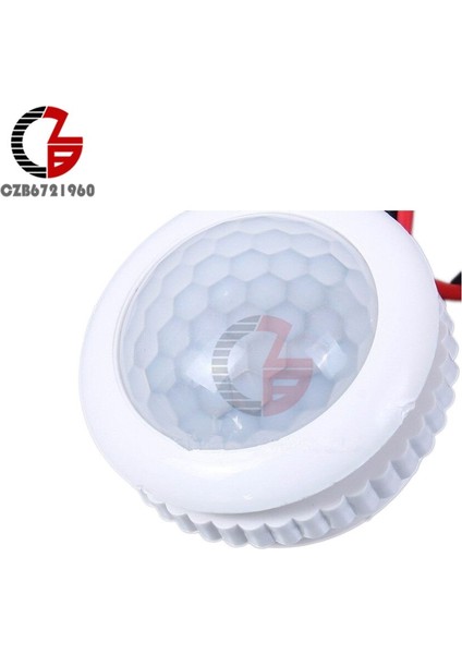 Ac 220V Insan Indüksiyon Anahtarı LED Tavan Işık Pır Hareket Sensörü Anahtarı Downlight Ir Kızılötesi Ampul 3-6m Algılama 20S Gecikme 50Hz (Yurt Dışından) modelleri