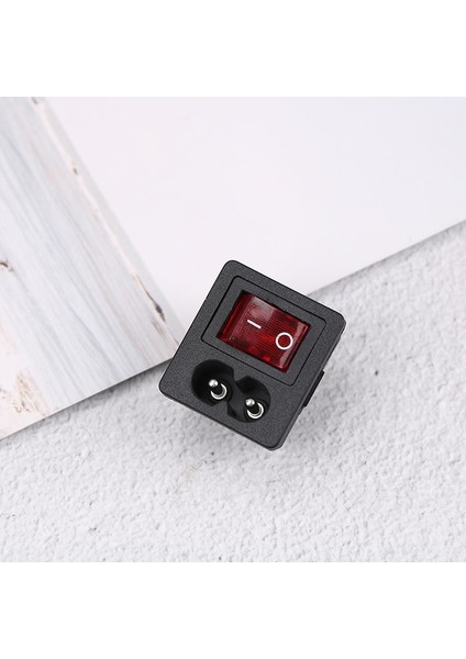 Kırmızı Rocker Anahtarı Sigortalı Giriş Güç Soketi Sigorta Anahtarı Konnektörü Fiş Konnektörü Sıcak Satış (Yurt Dışından)