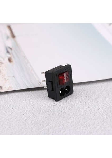 Kırmızı Rocker Anahtarı Sigortalı Giriş Güç Soketi Sigorta Anahtarı Konnektörü Fiş Konnektörü Sıcak Satış (Yurt Dışından) indirimleri