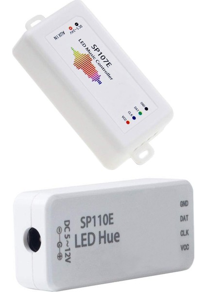 WS2812B SK6812RGB SK6812RGBW Bluetooth SP110E Denetleyici ve LED Denetleyici WS2812B WS2811 Music Sync Bluetooth Denetleyici (Yurt Dışından)