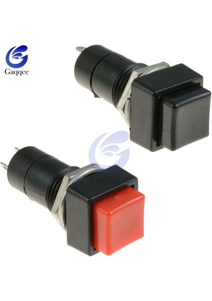5 Adet Kare Anlık Kendini Sıfırlama Kendinden Dönüş Basmalı Düğme Anahtarı Spst Araba Dash 12 V 12 mm PBS-11B Kırmızı Veya Siyah (Yurt Dışından) fiyatları