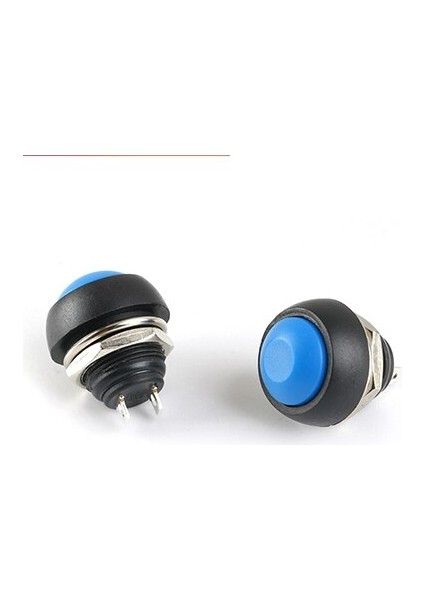 5 Adet PBS-33B 2pin Mini Anahtar 12MM 3A 125V Su Geçirmez Anahtar PBS33B Anlık Basmalı Düğme Anahtarı Sıfırlama Olmayan Kilitleme (Yurt Dışından)
