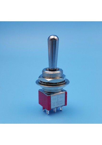 T8012A-Z1 6pin 3 Pozisyon Anlık Mom-Off-Mom Büyük Saplı Dpdt Mini Geçiş Anahtarı (Yurt Dışından)