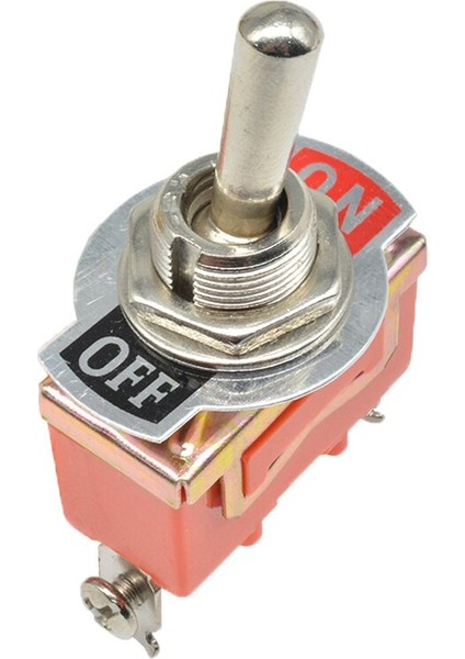 Mini Otomatik Geçiş Anahtarı Ac 250 V 15A 2 Pin Dpdt Açık/kapalı 2 Pozisyon E-TEN1021 Bakır Kontak Su Geçirmez Kapak Turuncu (Yurt Dışından)