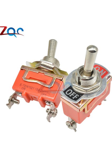 Mini Otomatik Geçiş Anahtarı Ac 250 V 15A 2 Pin Dpdt Açık/kapalı 2 Pozisyon E-TEN1021 Bakır Kontak Su Geçirmez Kapak Turuncu (Yurt Dışından) fırsatları