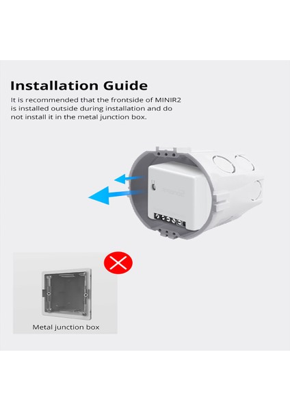Sonoff Mınır2 - Iki Yönlü Akıllı Anahtar 2 Yollu Wifi Akıllı Anahtar Ewelink App Üzerinden Küçük Gövde Zamanlama Uzaktan Kumanda Alexa Google Home Ifttt'yi Destekleyin (Yurt Dışından) fırsatları