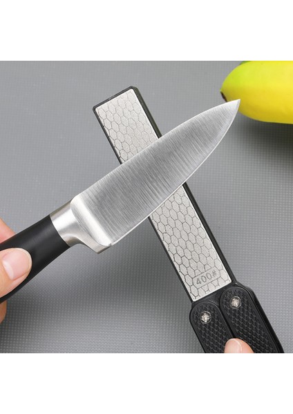 Göbeklady Cep Katlanır Bileme Taşı Için Taşınabilir Çift Taraflı Grindstone (Yurt Dışından)