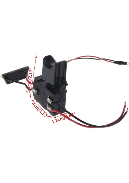 Sonsuz Elektrikli Matkap Toz Geçirmez Hız Kontrolü Basma Düğmesi Tetik Anahtarı Dc 7.2-24V (Yurt Dışından) fiyatları