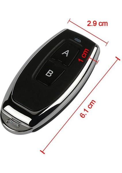 Qıachıp Kablosuz Uzaktan Kumanda Anahtarı Dc 12 V 433 Mhz 2 Düğme Öğrenme Kodu Rf Araba Uzaktan Kapı Garaj Kapısı (Yurt Dışından) fiyatları