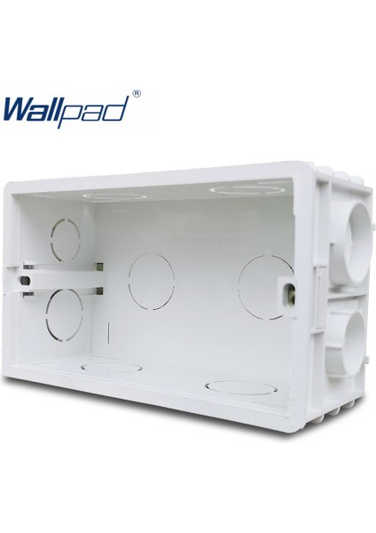 146*86MM Duvar Anahtarı ve Soket Wallpad Kaset Evrensel Beyaz Duvar Arka Bağlantı Kutusu Için Montaj Kutusu (Yurt Dışından)