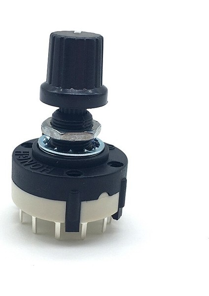 Adet RS26 2 Kutuplu 6 Pozisyon Seçilebilir Bant Döner Kanal Seçici Anahtar Kolu Uzunluğu 20 mm Topuzu ile Ratory Anahtarı 2 Kutuplu (Yurt Dışından)