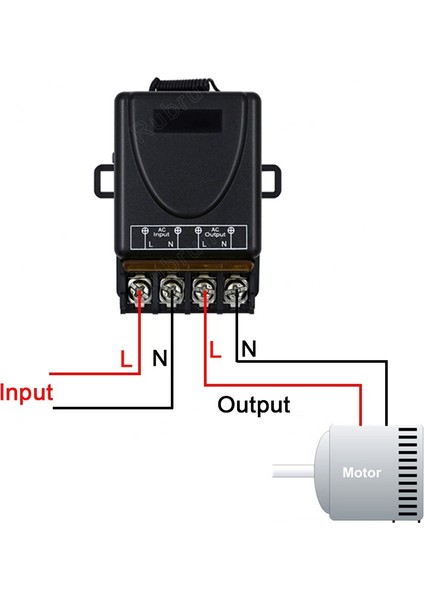 Rubrum 433 Mhz Kablosuz Rf Uzaktan Kumanda Anahtarı 220 V Ac 30A Röle Yüksek Güç Yük Alıcısı Açık Kapalı Su Pompası Anahtarı (Yurt Dışından) modelleri