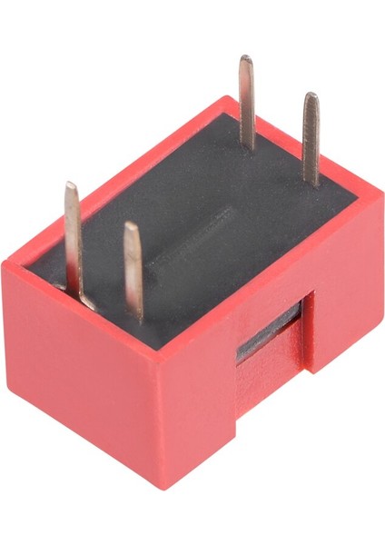 Uxcell 3 Adet Kırmızı Dıp Anahtarı Yatay 1-2 Pozisyon Devre Breadboard'ları Için 2.54MM Pitch (Yurt Dışından)