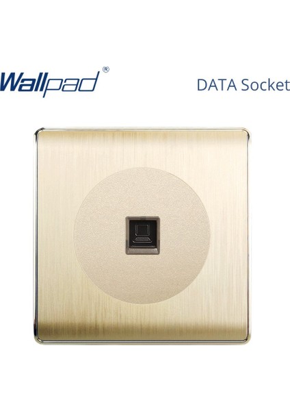 Wallpad 2019 Yeni Varış Rastgele Tıklama Duvar Işık Anahtarı LED Göstergesi ile Duvar Priz Pc Brused Paneli Ev Için (Yurt Dışından)