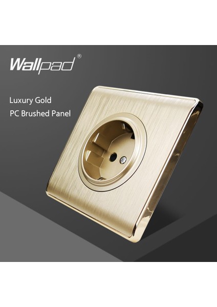 Wallpad 2019 Yeni Varış Rastgele Tıklama Duvar Işık Anahtarı LED Göstergesi ile Duvar Priz Pc Brused Paneli Ev Için (Yurt Dışından) fırsatları