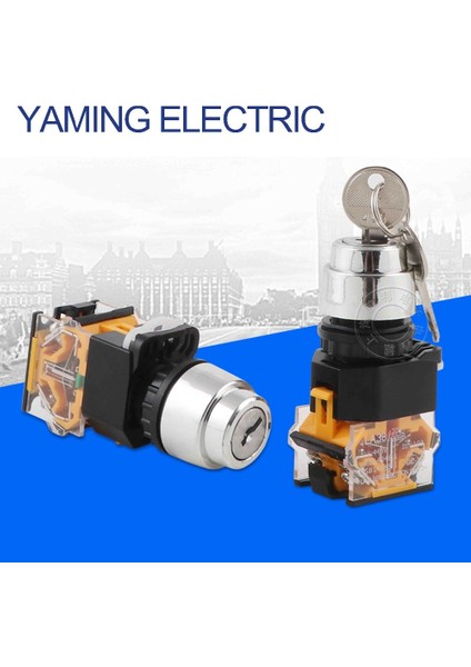P200 660V Elektrik Döner Anahtar Düğmesi 22MM 2 Pozisyon Seçici Güç Anahtarı Anahtarı Kendinden Kilitli 1no 1nc LA38-11Y2 (Yurt Dışından) fiyatları