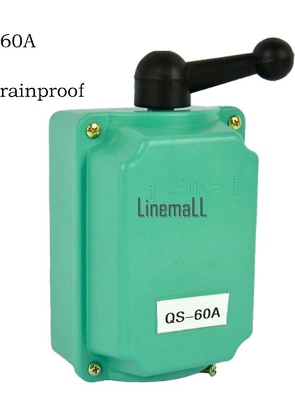 Yeşil 60 Amp Tambur Anahtarı Ileri/kapalı/geri Motor Kontrolü Yağmur Korumalı Geri Döndürme 60A (Yurt Dışından) fiyatları