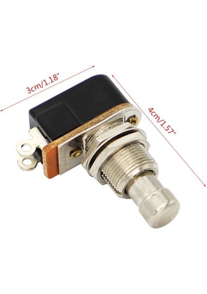 Elektro Gitar Efektleri Pedal Kutusu Anlık Yumuşak Basma Düğmesi Stomp Ayak Anahtarı 19QB (Yurt Dışından) fırsatları