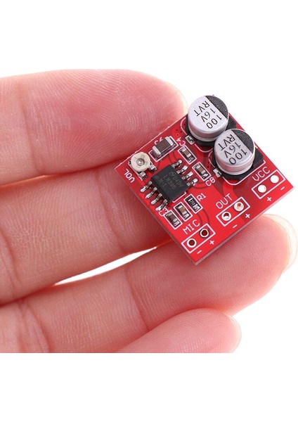 Dc 5V-12V LM386 Elektret Mikrofon Güç Amplifikatörü Kartı Kazancı 200 Kez Mıc Amp Çalışma Gerilimi: Dc 4V-12V 20MM * 20MM (Yurt Dışından) indirimleri