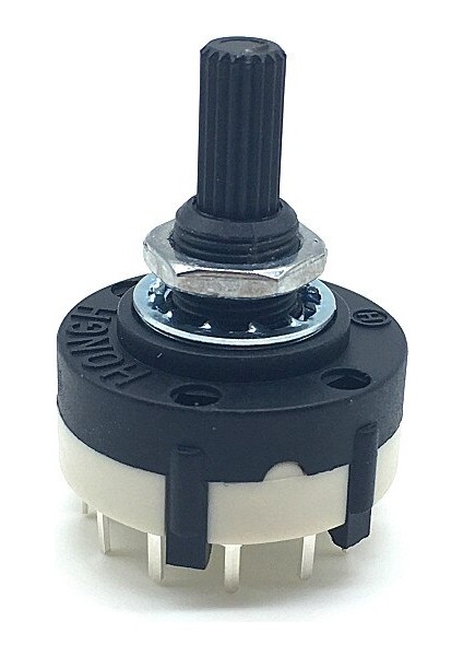 5 Adet RS26 2 Kutuplu 6 Pozisyon Seçilebilir Bant Döner Kanal Seçici Anahtarı Kolu Uzunluğu 20 mm Topuzu ile (Yurt Dışından)