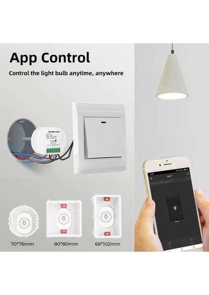 Smatrul Zigbee 3.0 Akıllı Anahtar - Mini Işık Anahtarı 2 Yollu Anahtar 16A - Alexa/google Home Için Çalışır -Tuya/smart Life App Uzaktan Kumanda (Yurt Dışından) fırsatları