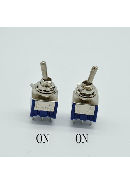 Adet/grup MTS202 Skyblue Geçiş Anahtarı Dpdt Çift Kutuplu Çift Atış 2 Pozisyon On-On 250V 3A 125V 6A (Yurt Dışından) modelleri