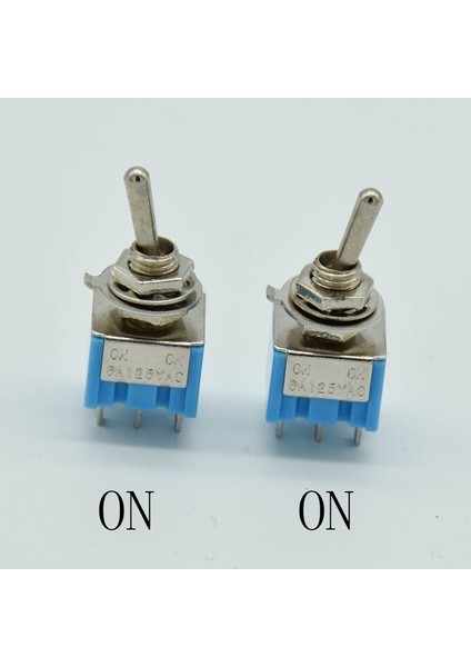 Adet/grup MTS202 Skyblue Geçiş Anahtarı Dpdt Çift Kutuplu Çift Atış 2 Pozisyon On-On 250V 3A 125V 6A (Yurt Dışından) indirimleri
