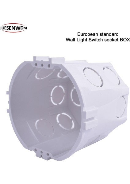 Duvar Işığı Anahtarı Prizi Için Ab Standart Duvar Bağlantı Kutusu (Yurt Dışından)