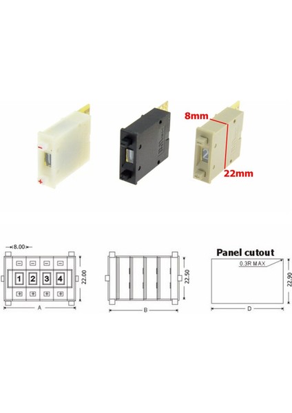 Ayar Çarkı Anahtarı Bcd Ikili Anahtar 8421C 0-9 Haneli Ayar Çarkı Itme Tekeri Ondalık Anahtarlar 22X8MM 16X6MM Plaka Montaj Bej Siyah (Yurt Dışından) indirimleri