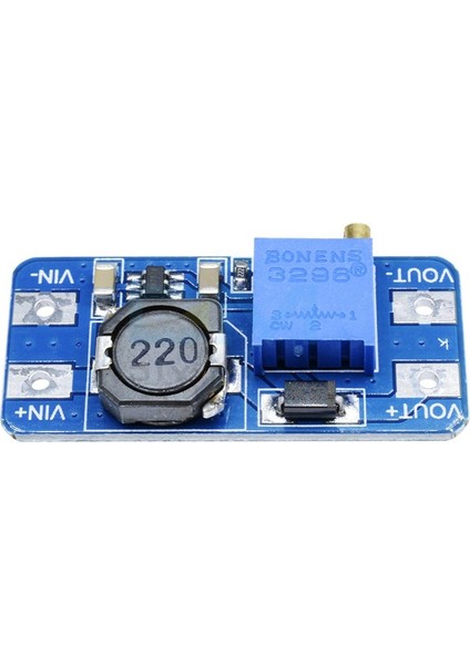 Dc-Dc Boost Modülü 2A Booster Kartı Geniş Gerilim Girişi 2/24V Litre 5/9/12/28V Mavi (Yurt Dışından)