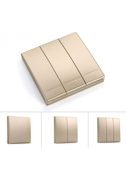 Anahtar Paneli Uzaktan Kumanda Yatak Odası Kablosuz Yapışkan Duvar Yanmaz Basit Salon 433 Mhz Aksesuarları Ev Modern Işık (Yurt Dışından) fiyatları