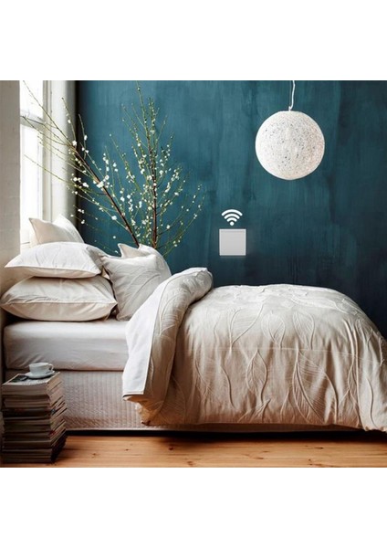 Anahtar Paneli Uzaktan Kumanda Yatak Odası Kablosuz Yapışkan Duvar Yanmaz Basit Salon 433 Mhz Aksesuarları Ev Modern Işık (Yurt Dışından) modelleri