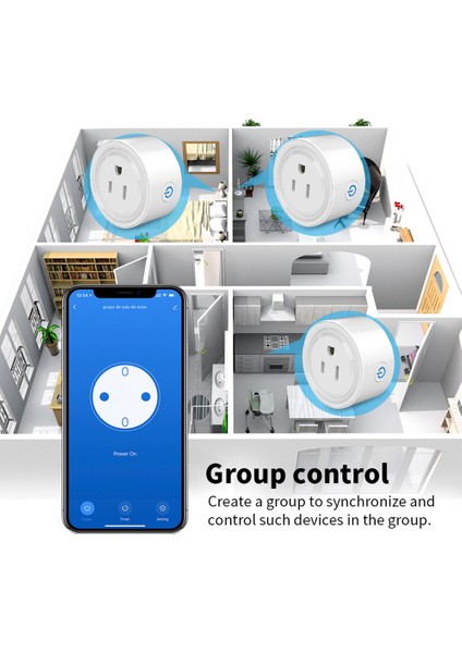 Etic~ Tuya Zigbee Akıllı Soketi Doğrudan Alexa Tuya'ya ve Diğer Zigbee Ağ Geçidi Akıllı Wifi Kontrolüne Bağlanır (Yurt Dışından) indirimleri